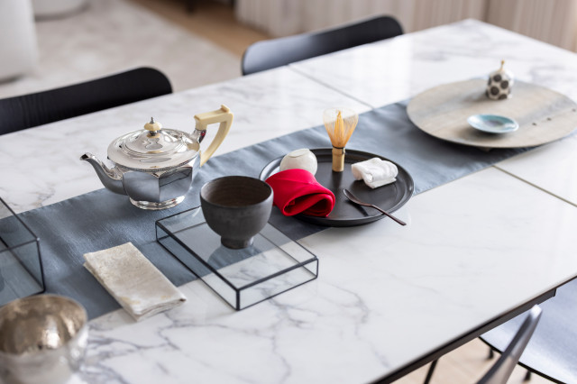 お茶の時間 contemporaneo-sala-da-pranzo