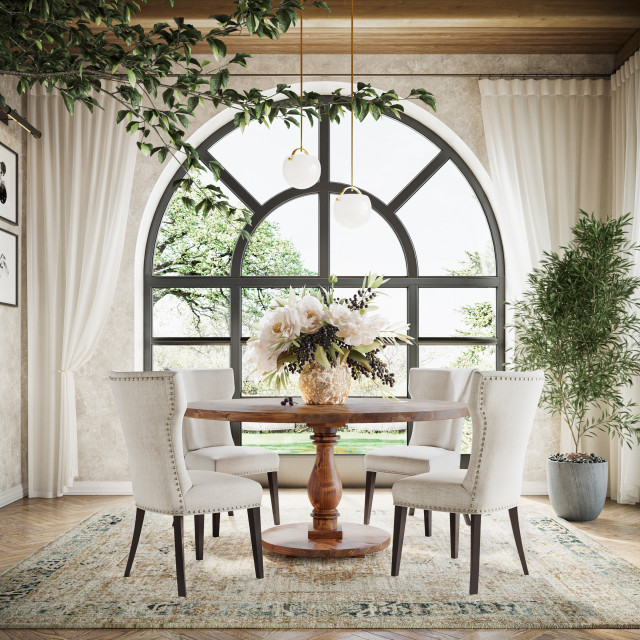 Vivien Round Pedestal Table Salle à Manger Autres périmètres par