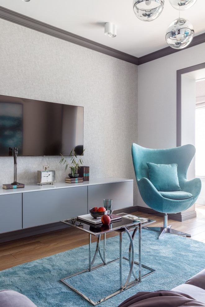 Гостиная с балконом