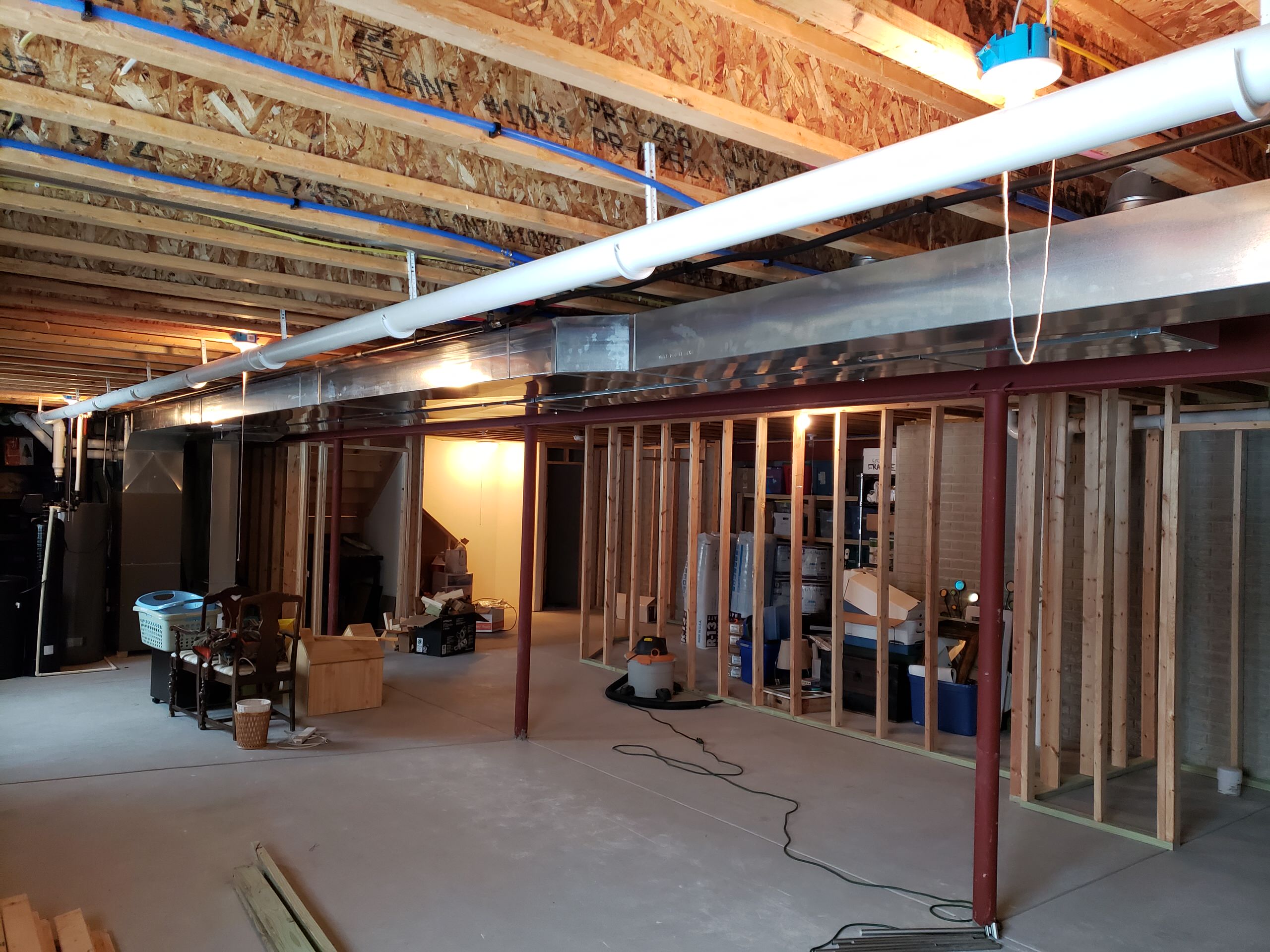 Lower Level Remodel in Lannon, WI