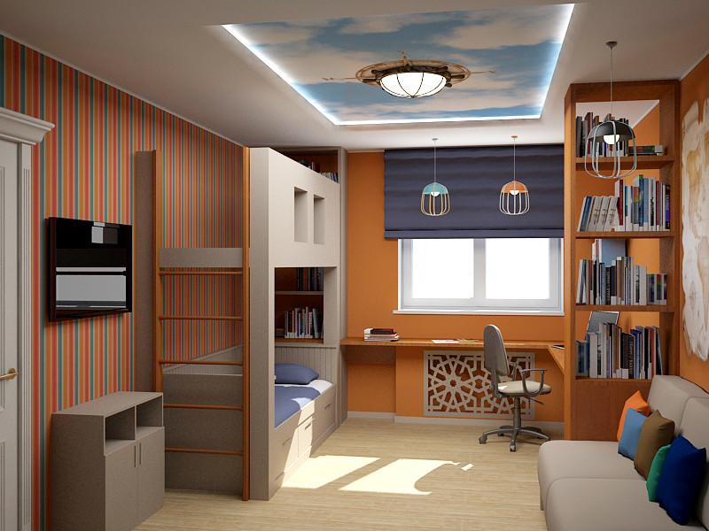 Квартира в современном классическом стиле.