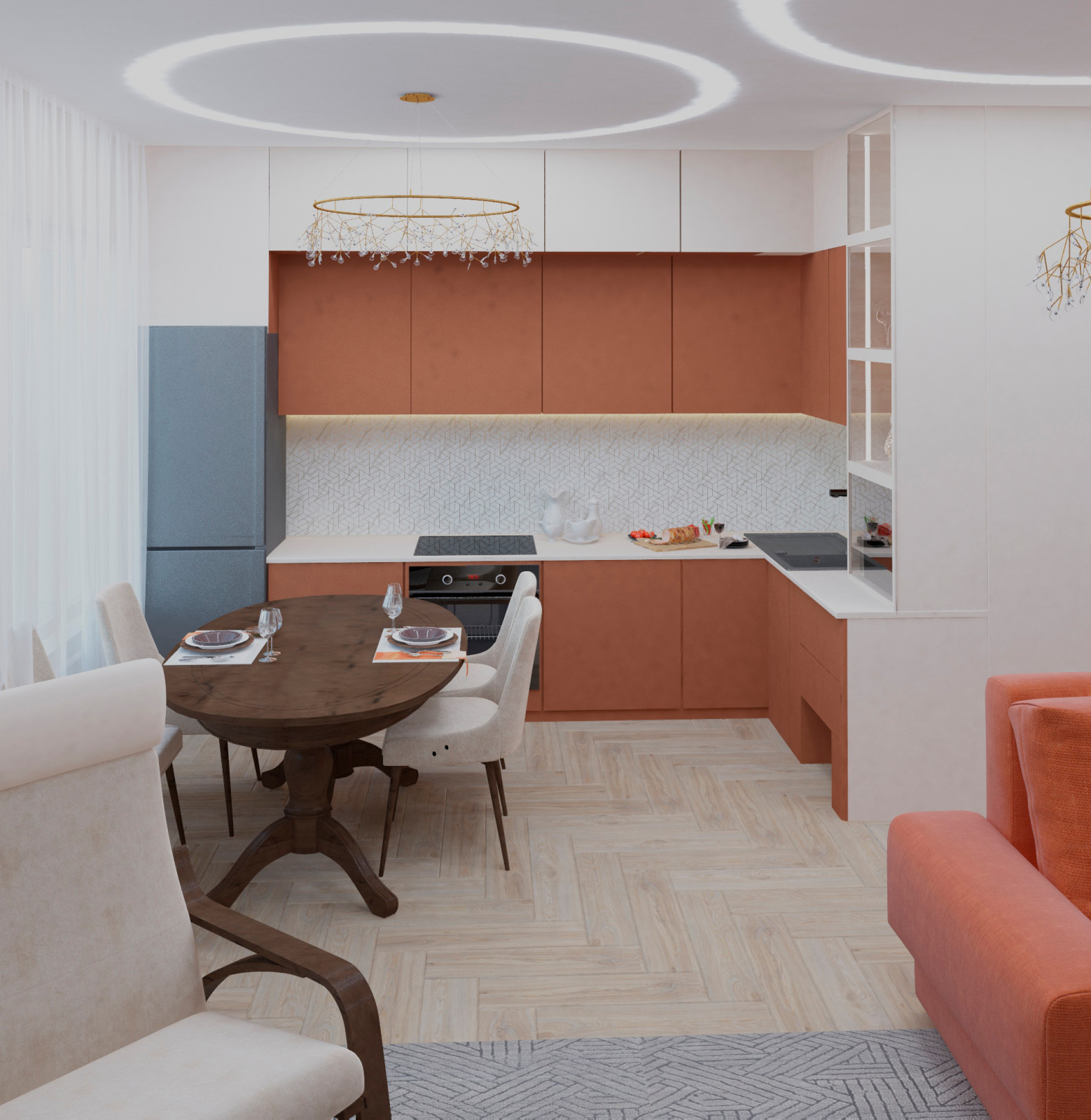 Проект квартиры в центре города