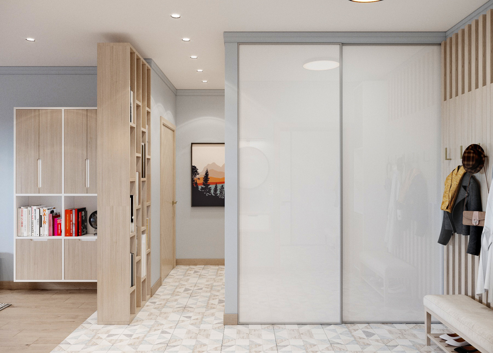 Интерьер квартиры Сканди