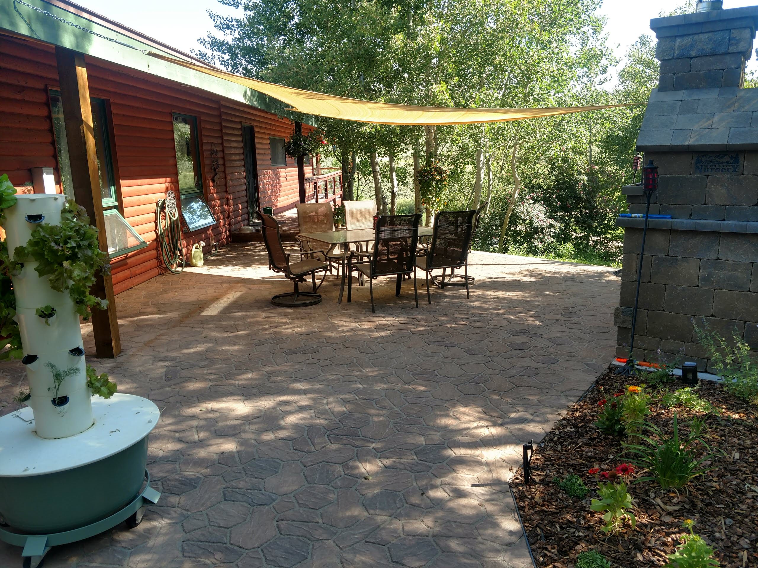 Facelift to an old patio.