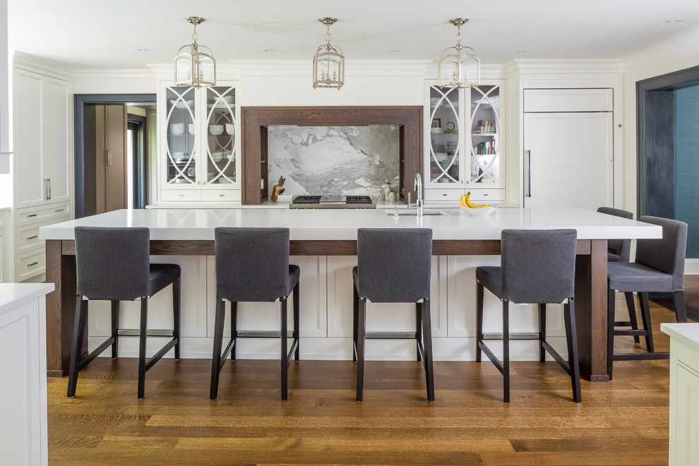 Transitional kitchen photo in Toronto