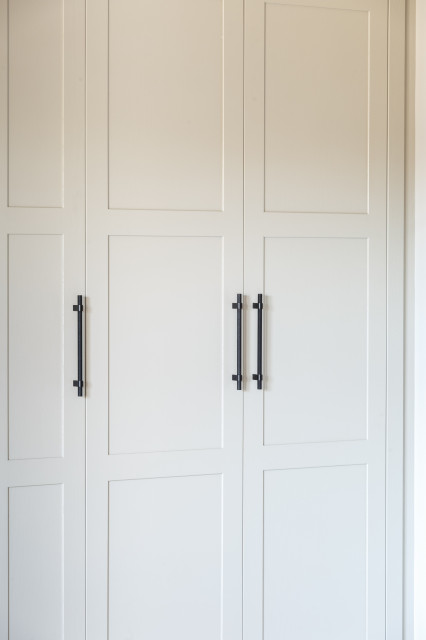 Modern Rustic Barn Conversion transitional-closet