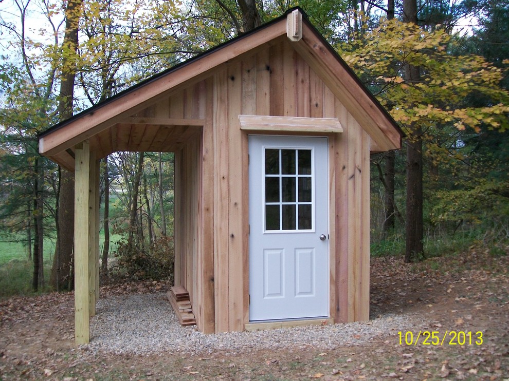 Design ideas for a country shed and granny flat in Columbus.