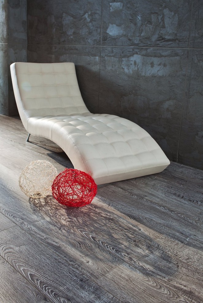 Ламинированный паркет Kaiser в интерьере.