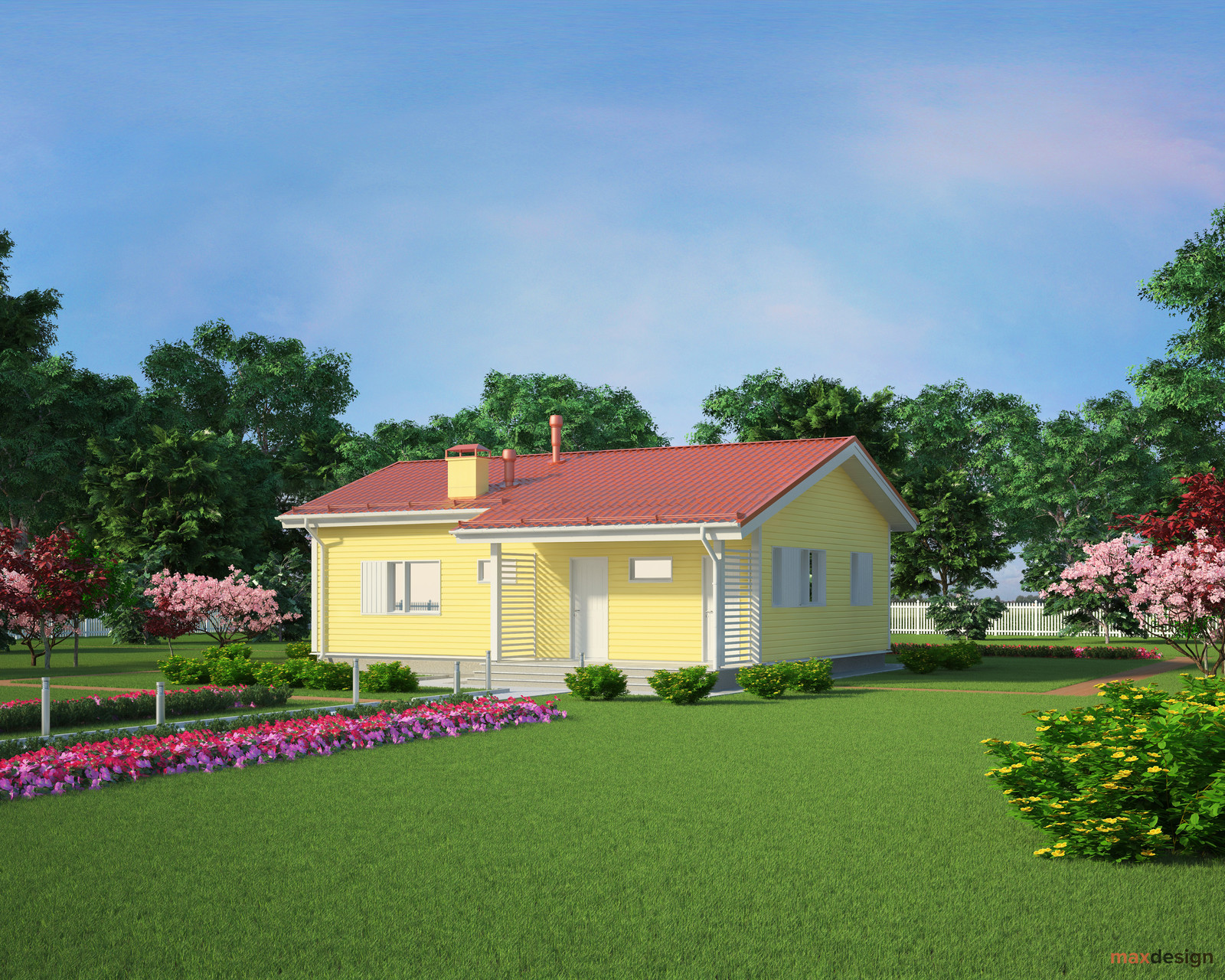 Загородные жилые коттеджи