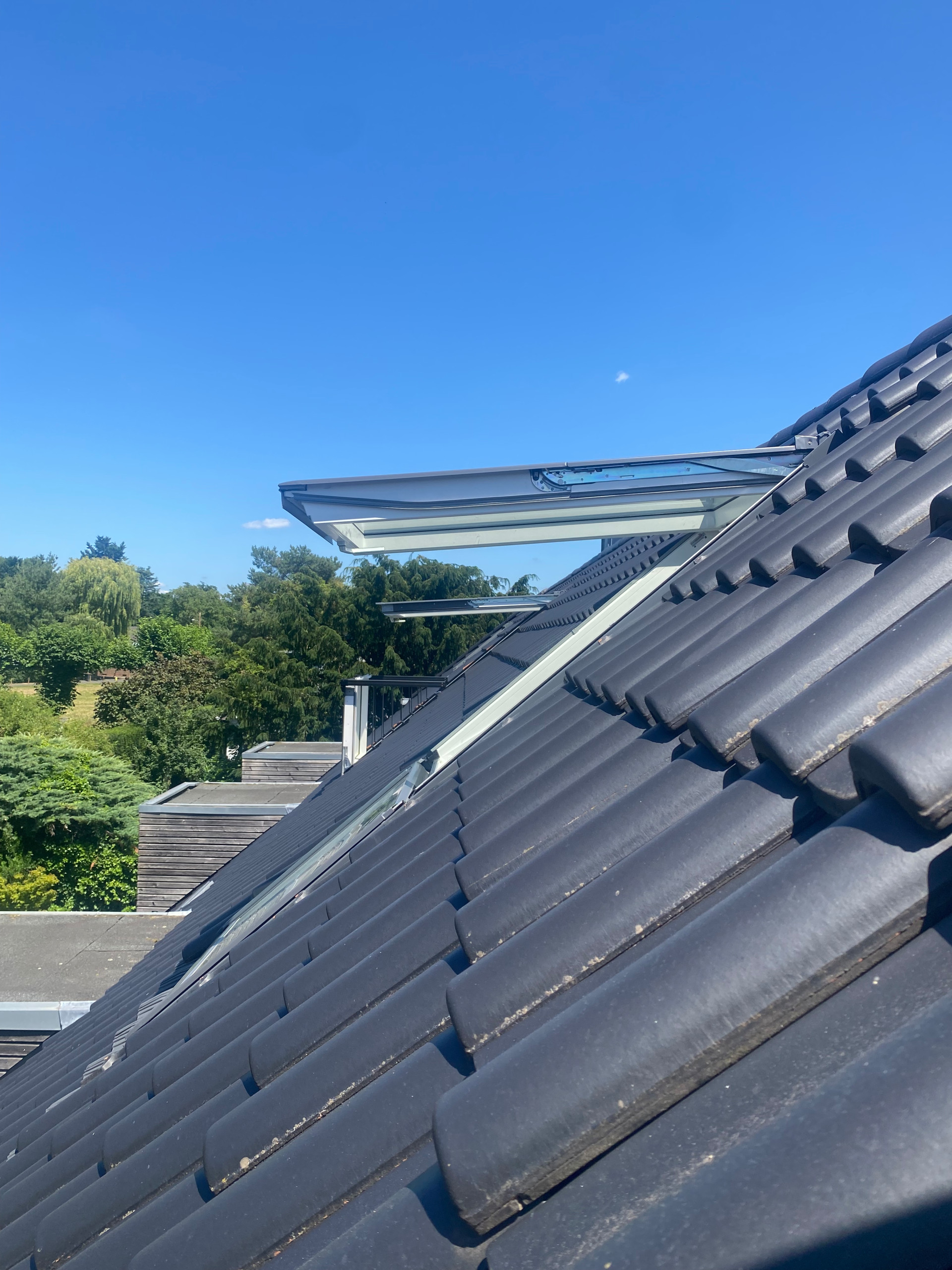 Dachumbau mit Wendeltreppe