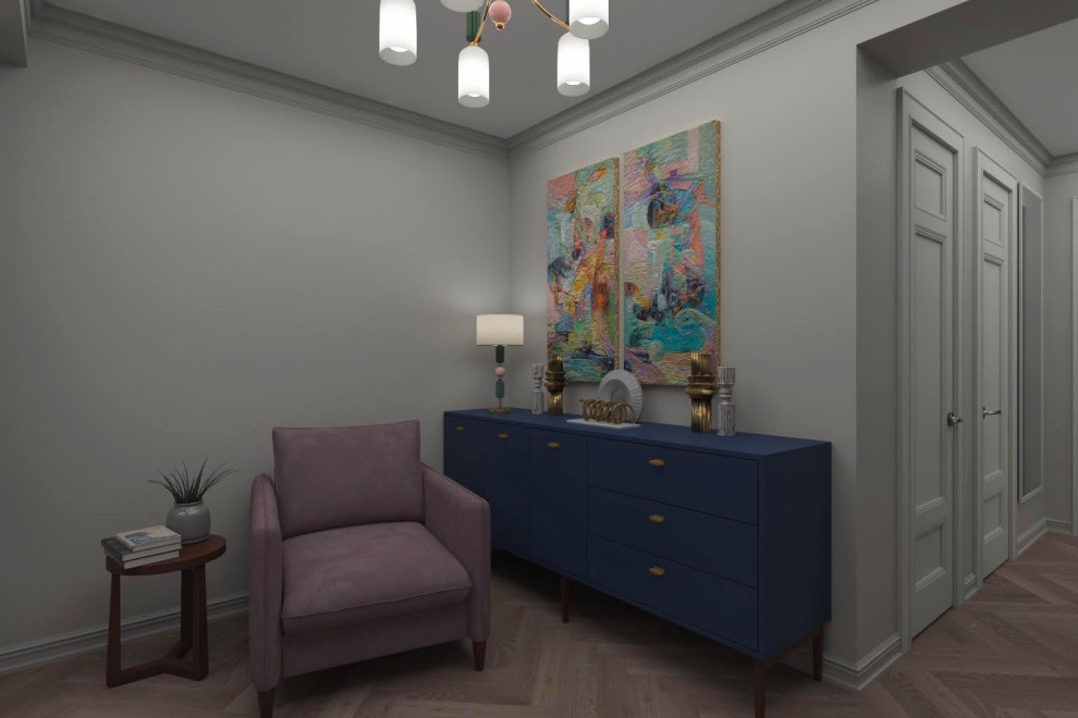 Двухкомнатная квартира рядом с видом на Аптекарский огород