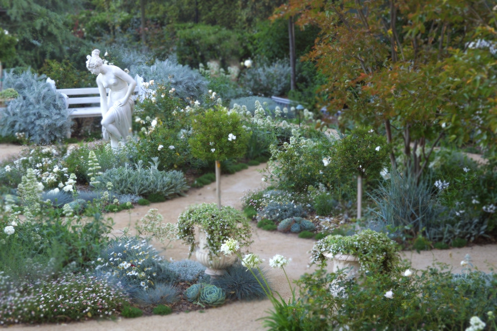 Traditional garden in Santa Barbara.