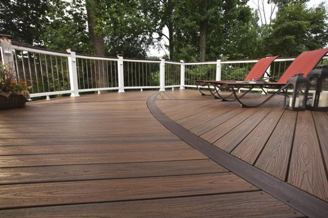 Trex Curved Deck Traditional Deck Baltimore By American