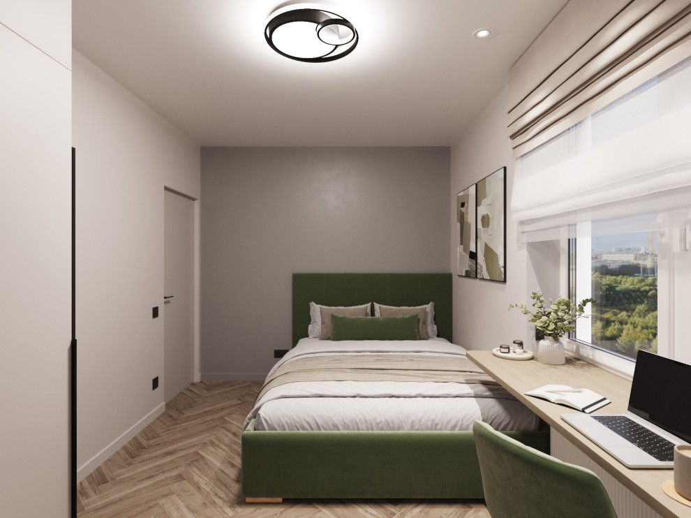 Дизайн-проект - Евротрешка 66 м2 для молодой многодетной семьи