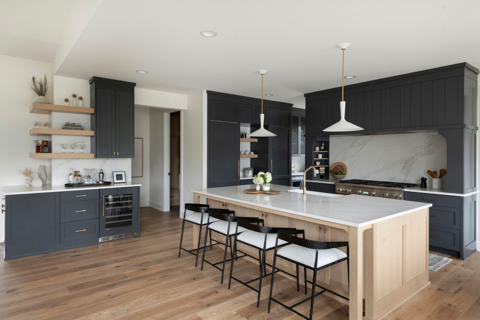 Modern Tudor Rambler - Contemporary - Kitchen - Minneapolis - by ...