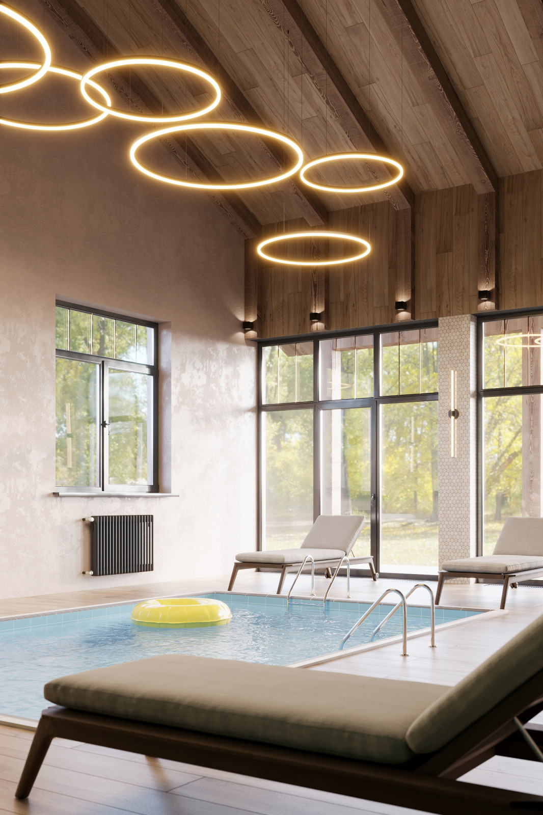 Банный комплекс с бассейном