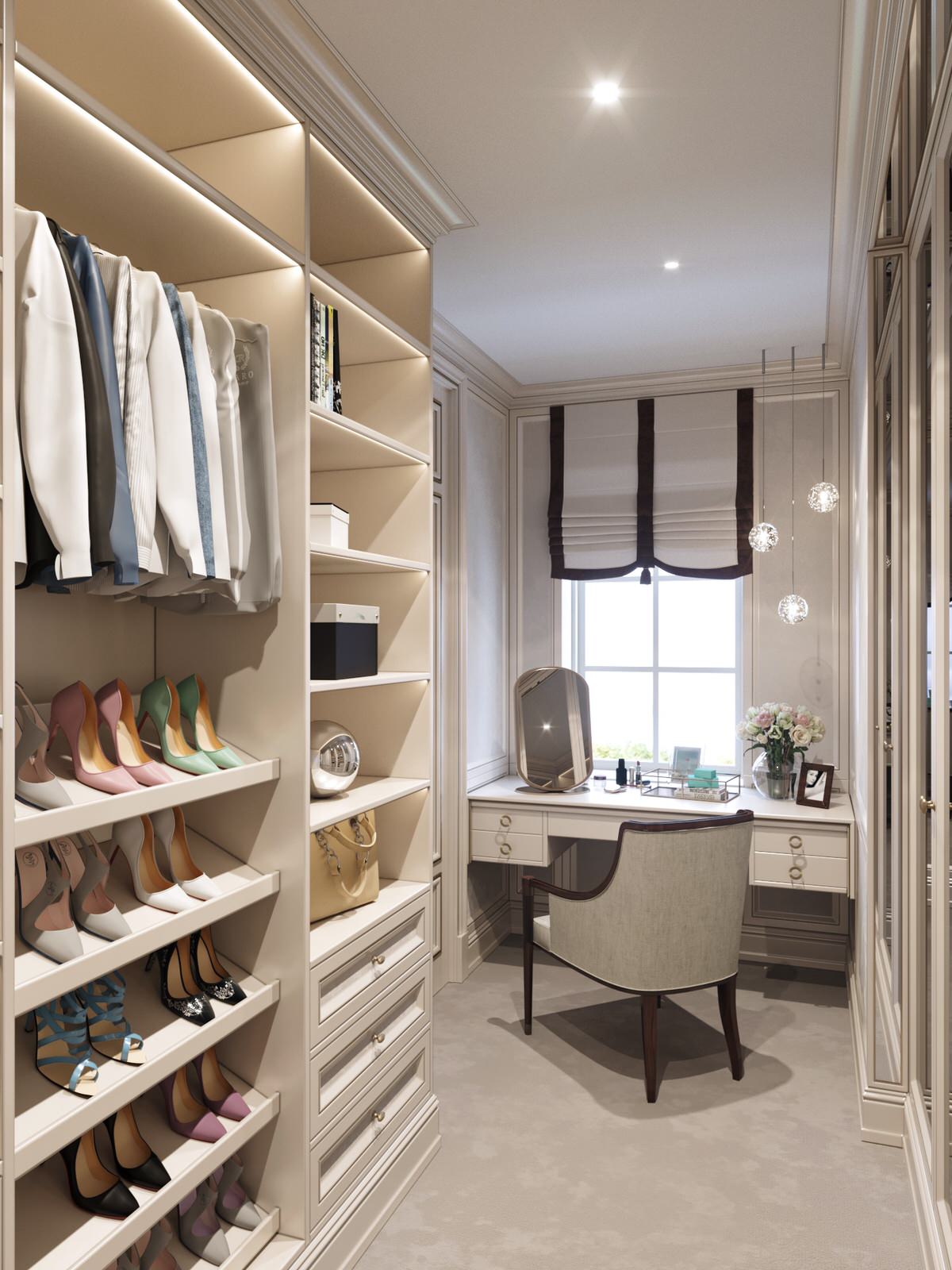 Детали интерьера: гардеробные