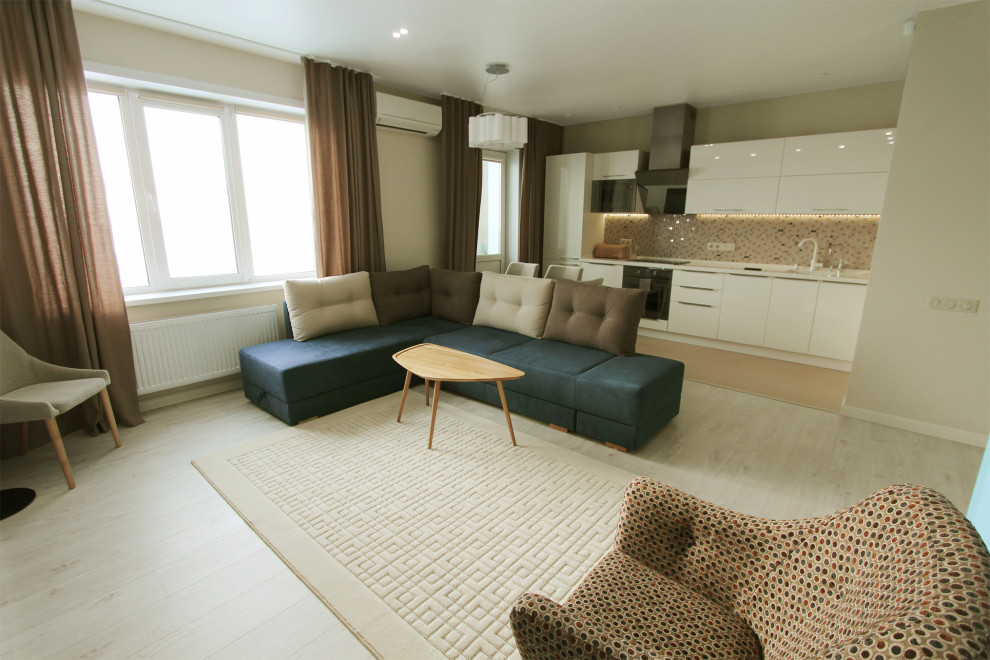 интерьер квартиры 75квм жк СОСНЫ г. Новосибирск