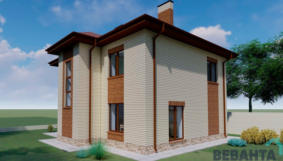 Загородный дом по проекту "Валенсия"