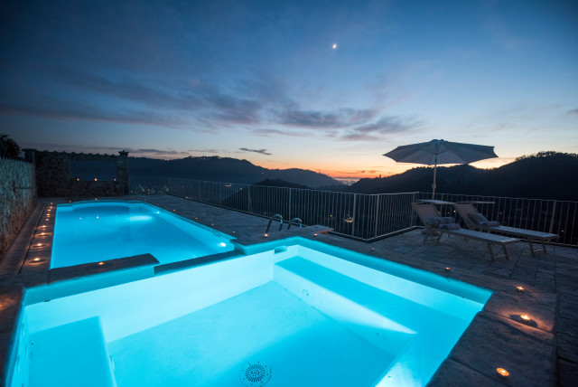 Rustico toscano rustikt-pool