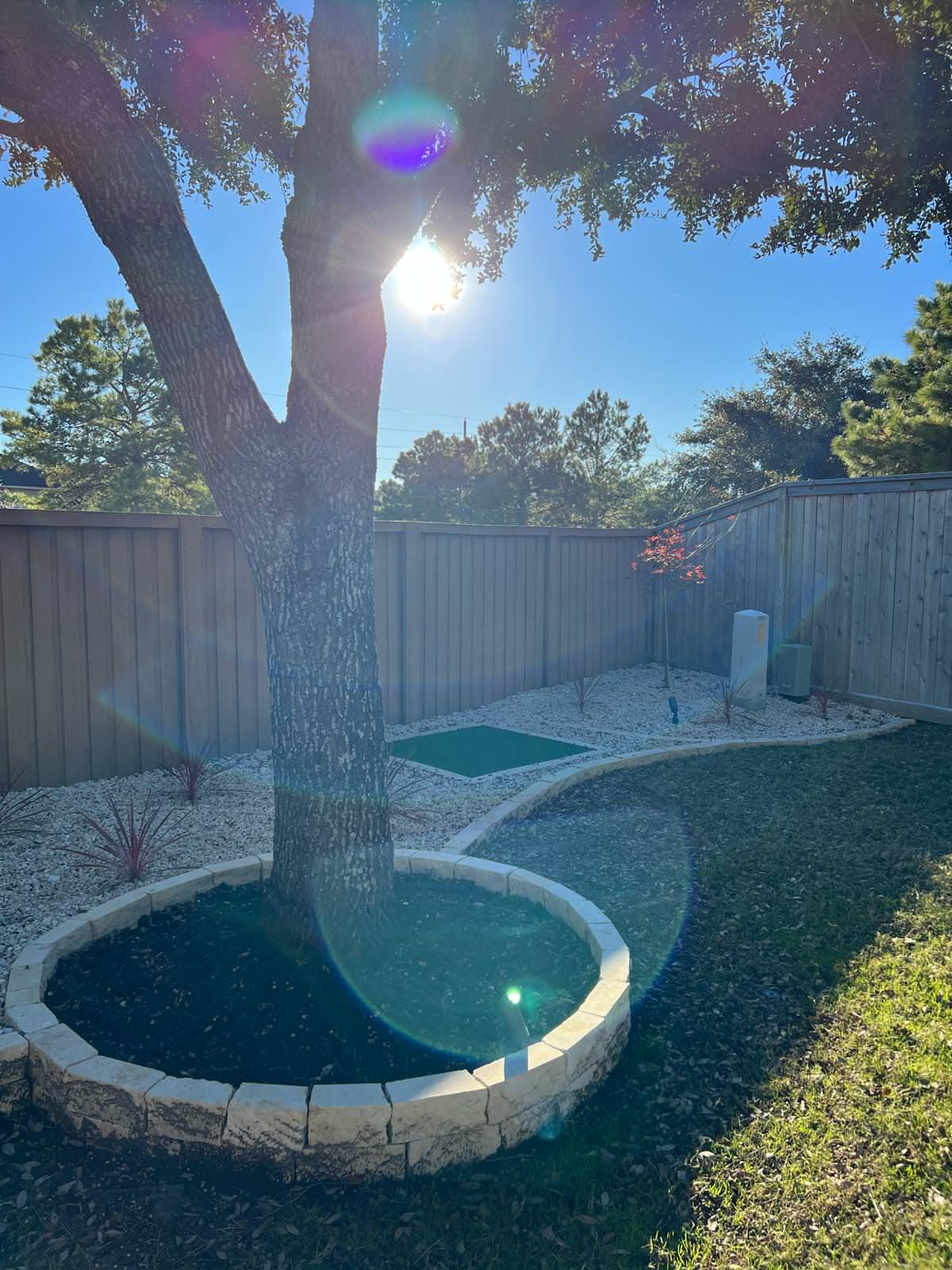 Putting Green, Backyard Paradise and Front yard Makeover in Fulshear!