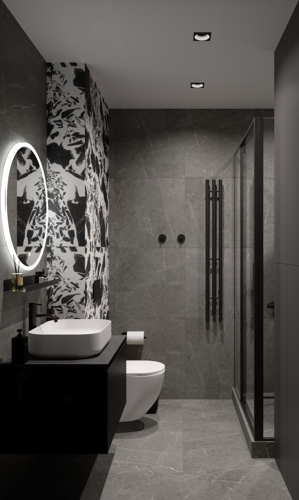 Квартира в Санкт-Петербурге в темных тонах