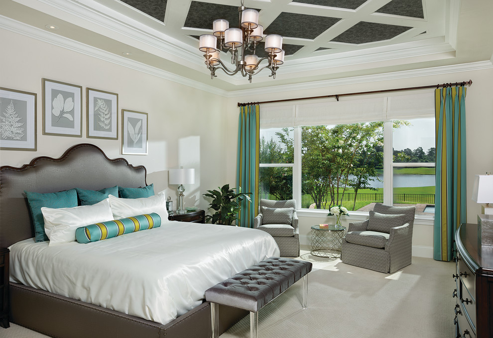 Asheville Model Home Interior Design 1264f - Traditional - Bedroom ...
