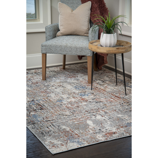 United Weavers Eternity Mizar Crimson Oversize Rug 7'10"x10'6