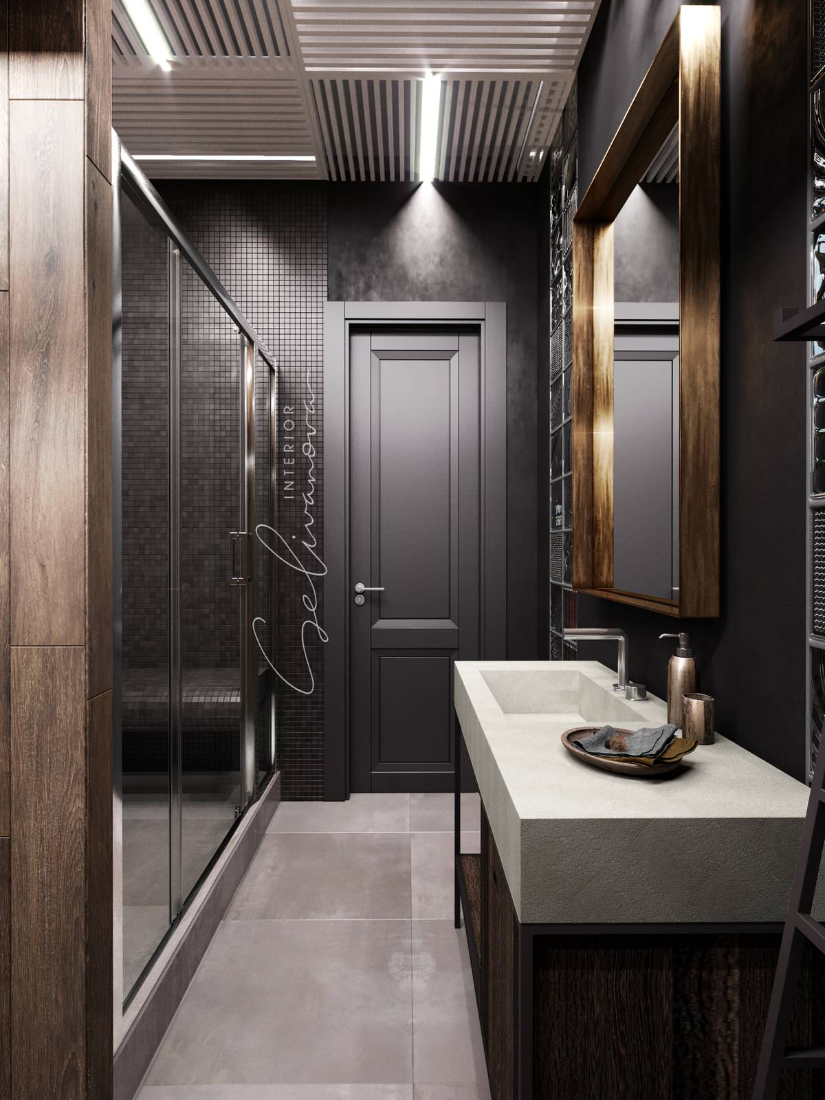 Комната отдыха с сауной в частном доме