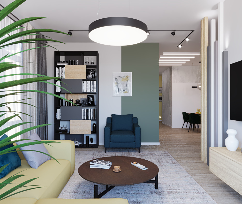 Современная квартира для молодой семьи