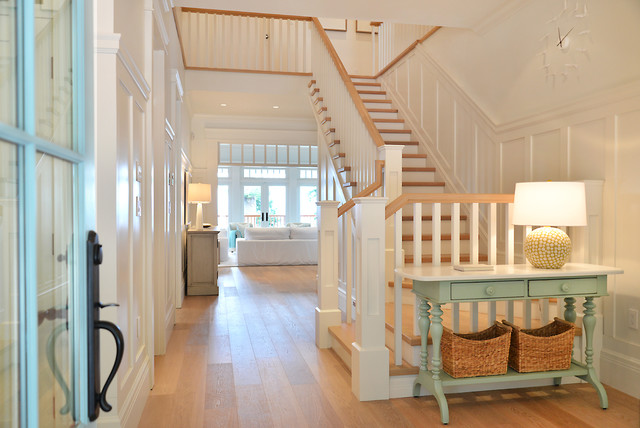 Craftsman Beach House Gibsons BC coastal-staircase