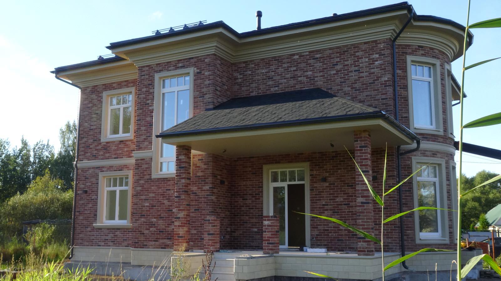 Навес террасы коттеджа в п.Стрельна