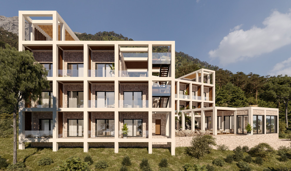 Hotel Caliza. Проект гостиницы в Симеизе в Крыму