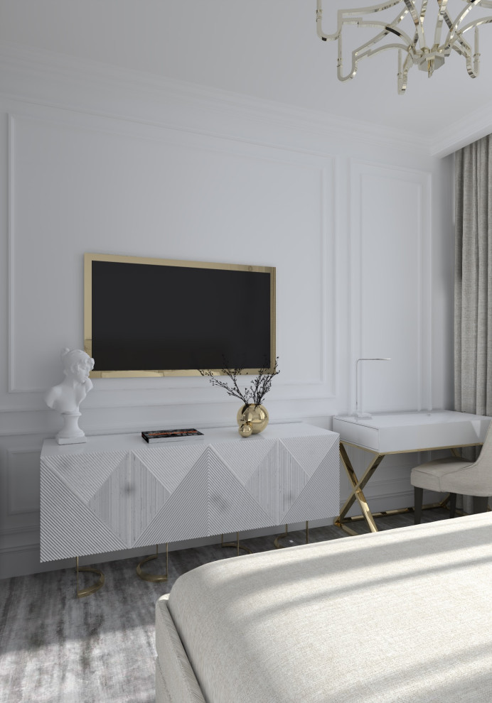 Квартира 100м2 Американская классика в ЖК Триколор