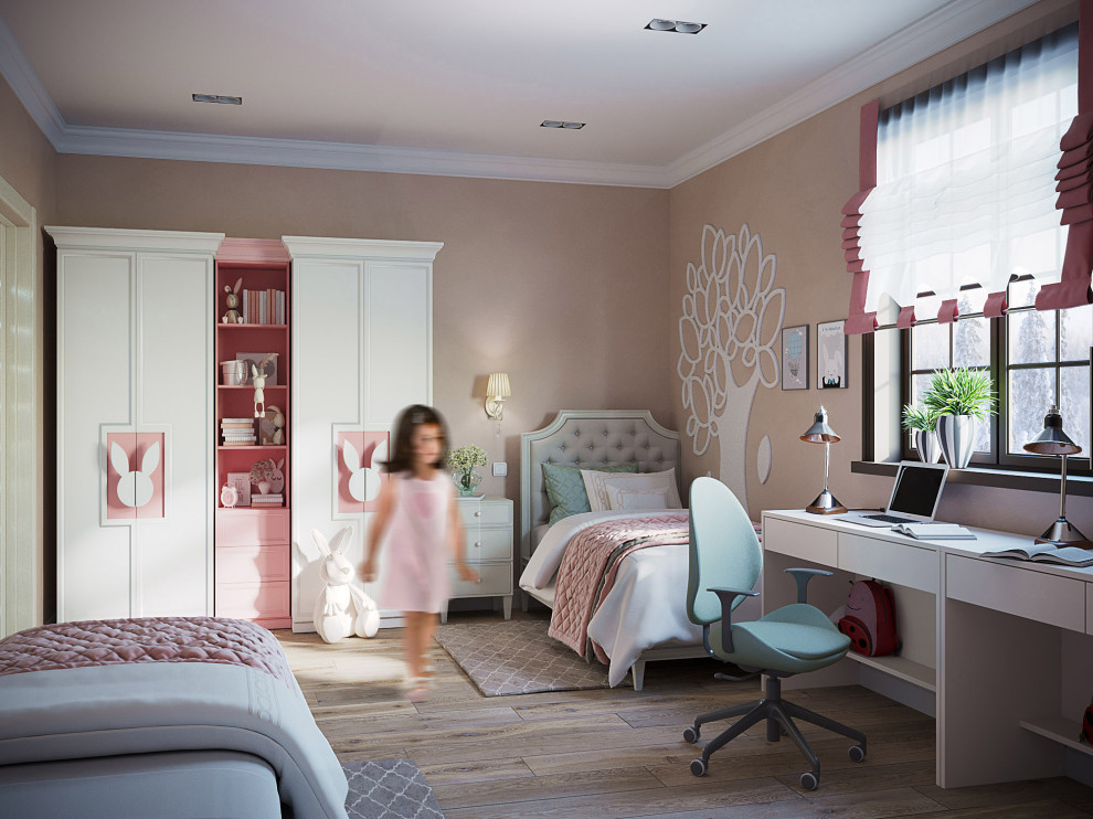 Детская комната для двух девочек