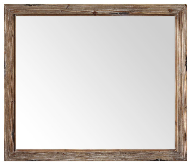 42" Mirror For 48" Of Vanities, 42 X 1.2 X 36 Modern Bathroom