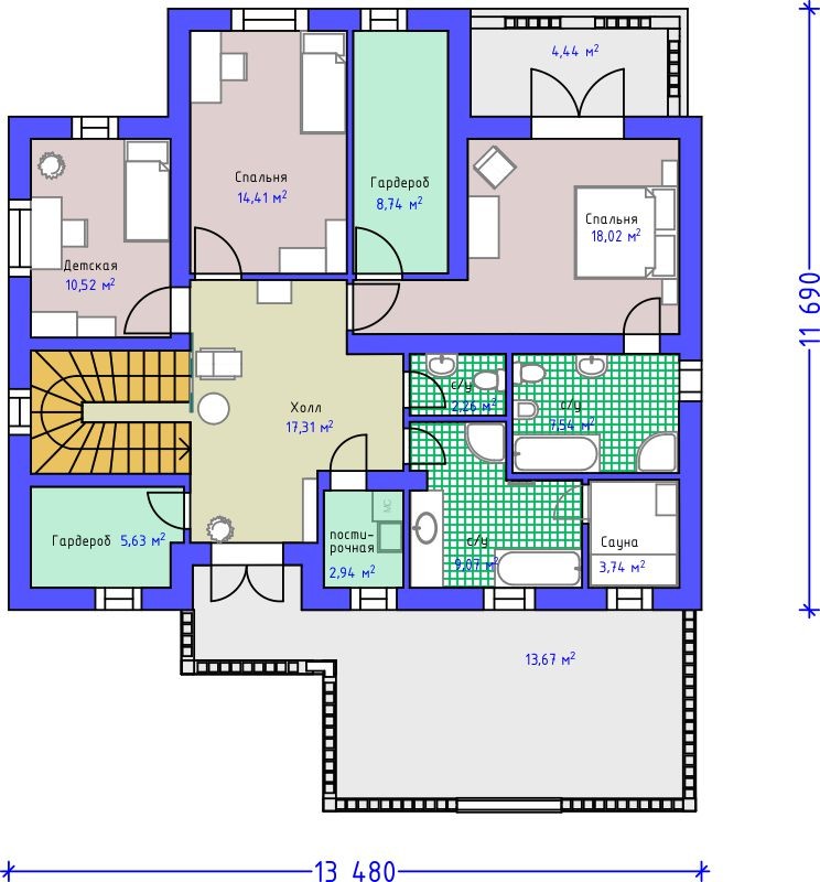 Проект дома № 2