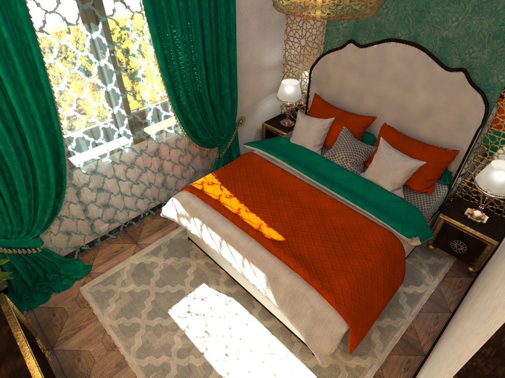 Спальня в стиле "Арабская неоклассика"