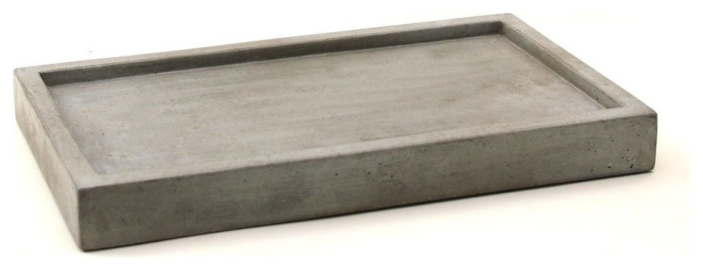 Concrete Tray 12", Natural Concrete