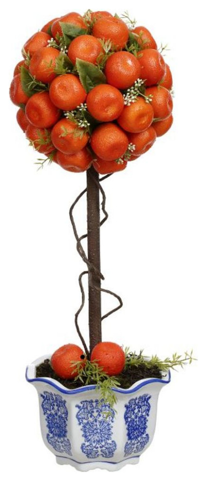 Mark Roberts Spring 2022 Potted Orange Topiary, 23.5"