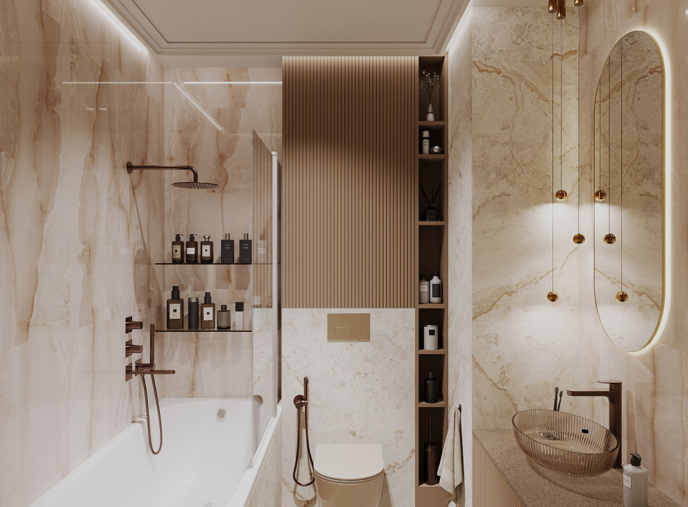 Интерьер 4-ёх комнатной квартиры_ "VANILLA LATTE"