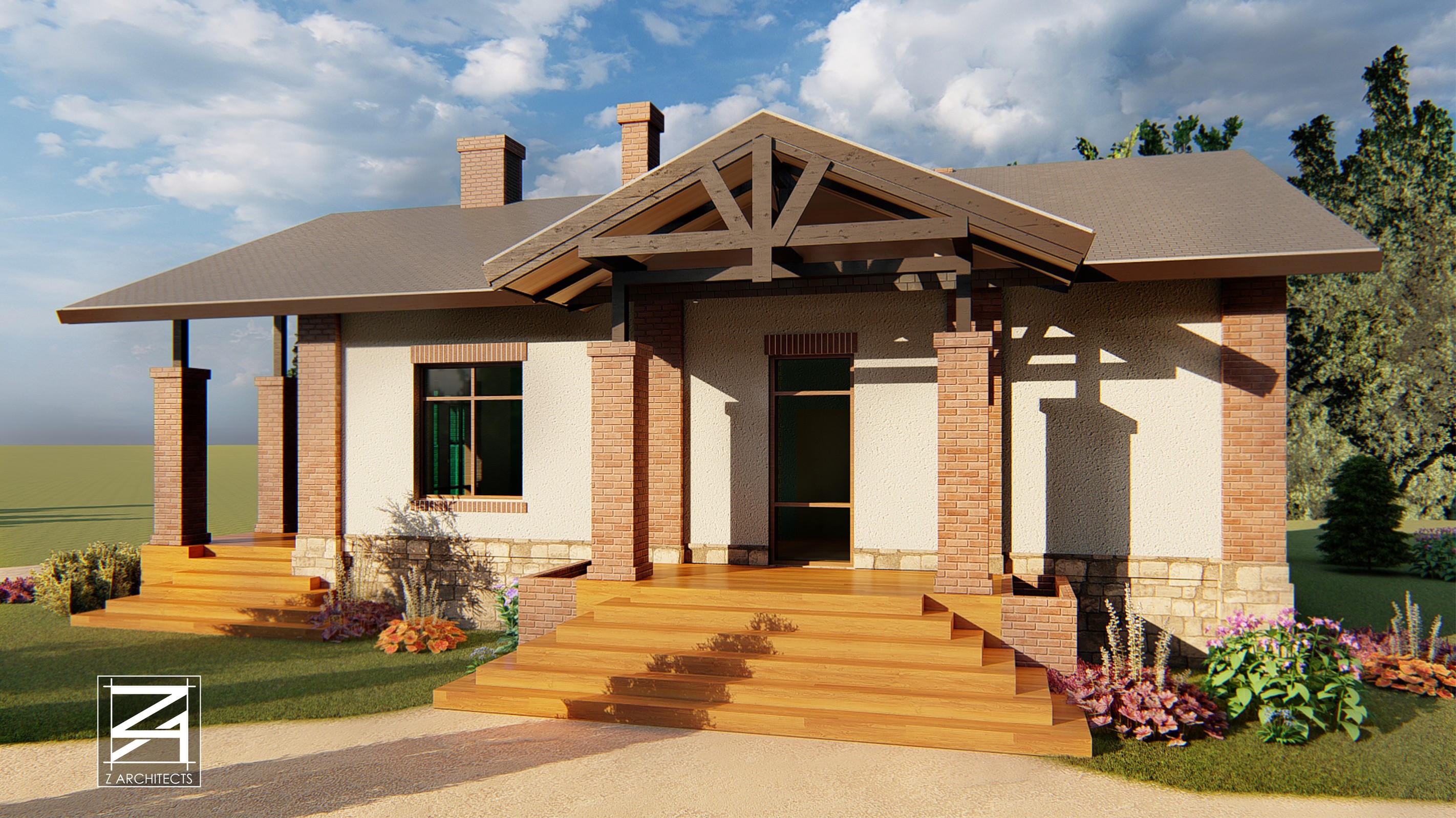 Дом в стиле шале