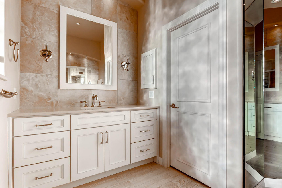 White Ancala Master Bathroom