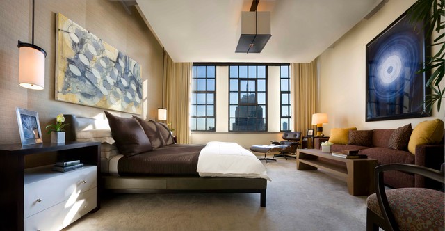 Downtown Loft minimalistisch-schlafzimmer