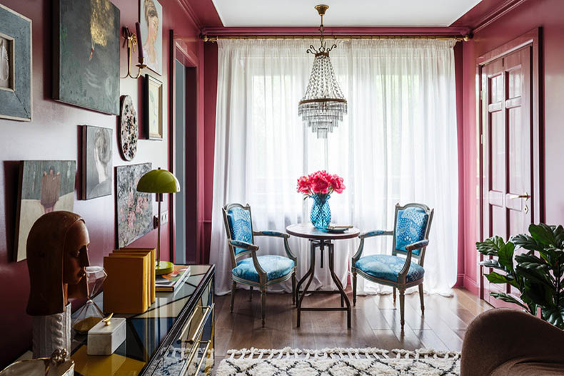 Квартира дизайнера Нади Зотовой