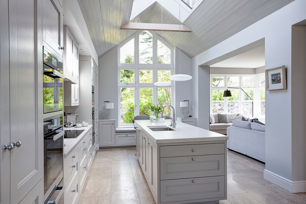 Inspiration for a contemporary kitchen in Dublin.