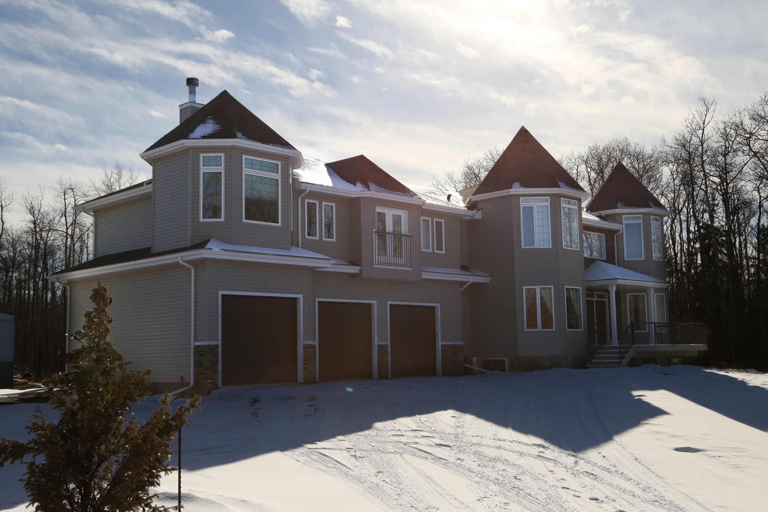 Attached Garage with Suite Over