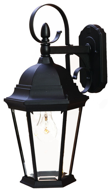 New Orleans Collection Wall Mount 1 Light Outdoor New Orleans Collection Wall Mount 1 Light Outdoor Matte Black