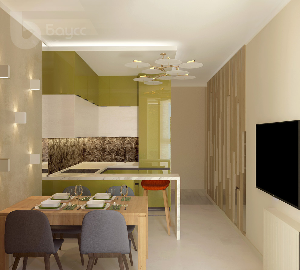 Проект "ФИСТАШКОВЫЙ". Квартира 85 кв. м