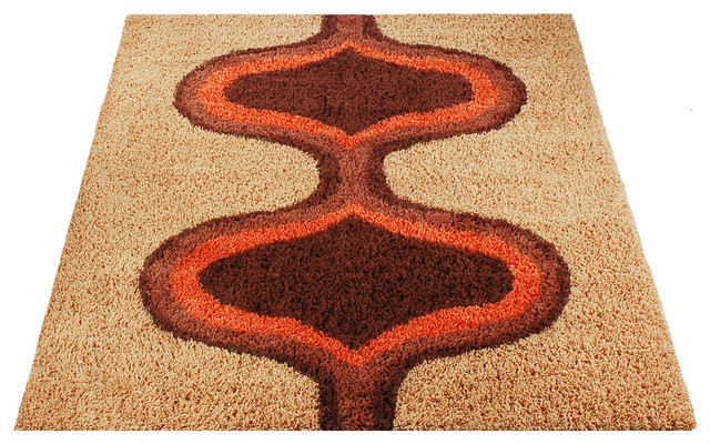 Mid Century Danish Modern Rya Style Shag Area Rug / Carpet, 5x7 ... - Mid Century Danish Modern Rya Style Shag Area Rug / Carpet, 5x7 midcentury- area